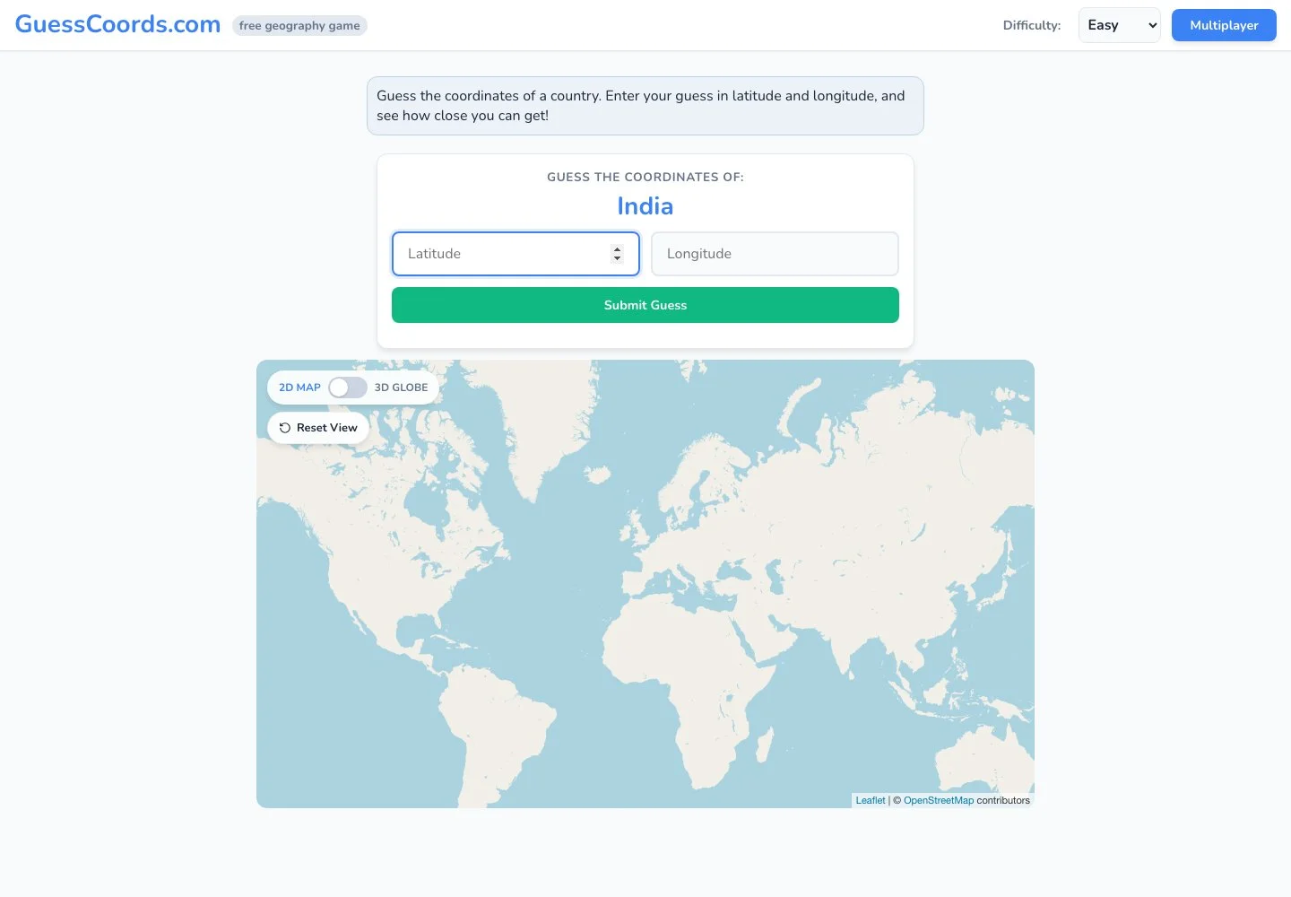 GuessCoords — public game interface or activity-selection entry for guesscoords