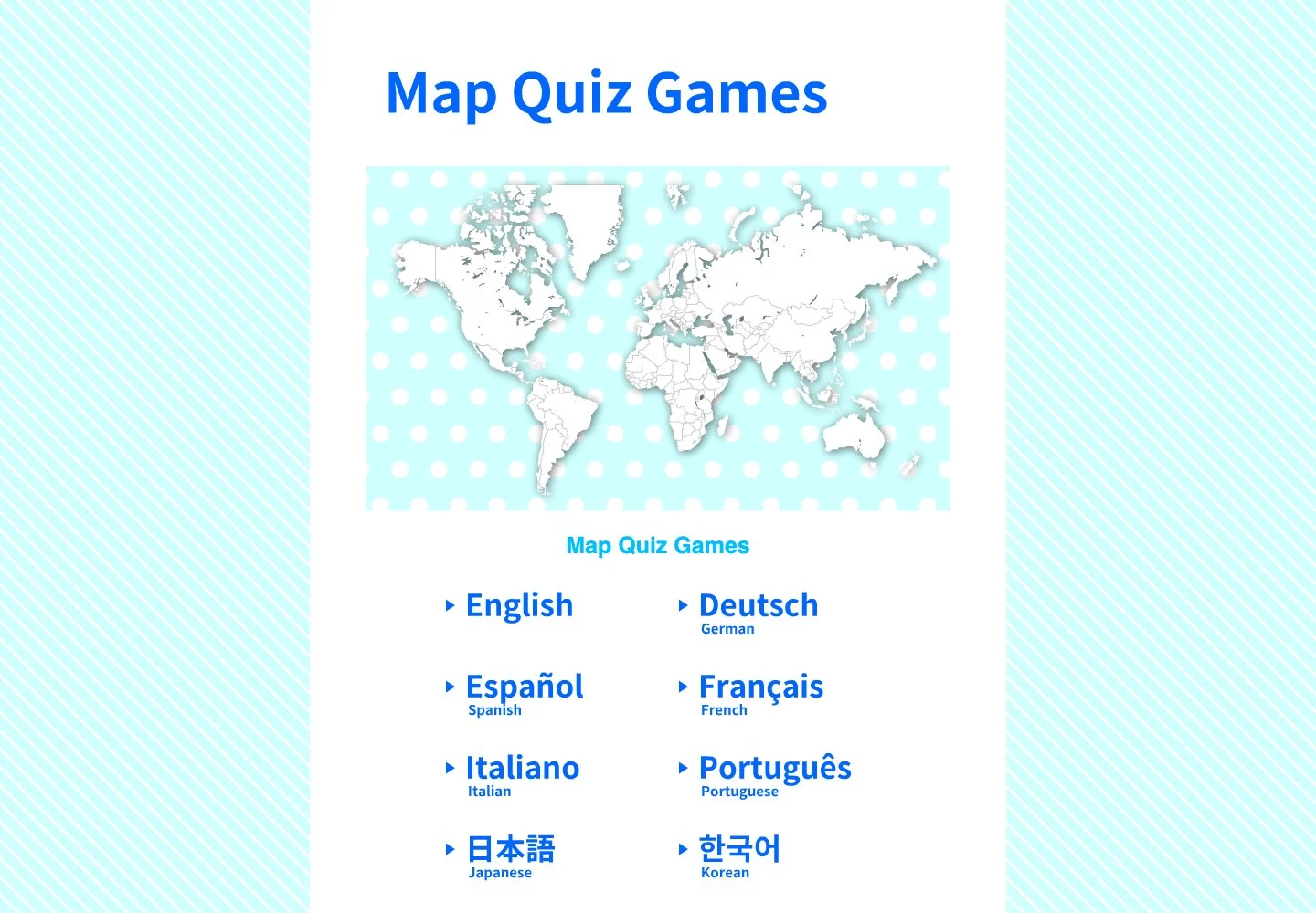 Map Quiz Games (Gamesaien) — public game interface or activity-selection entry for map quiz games (gamesaien)