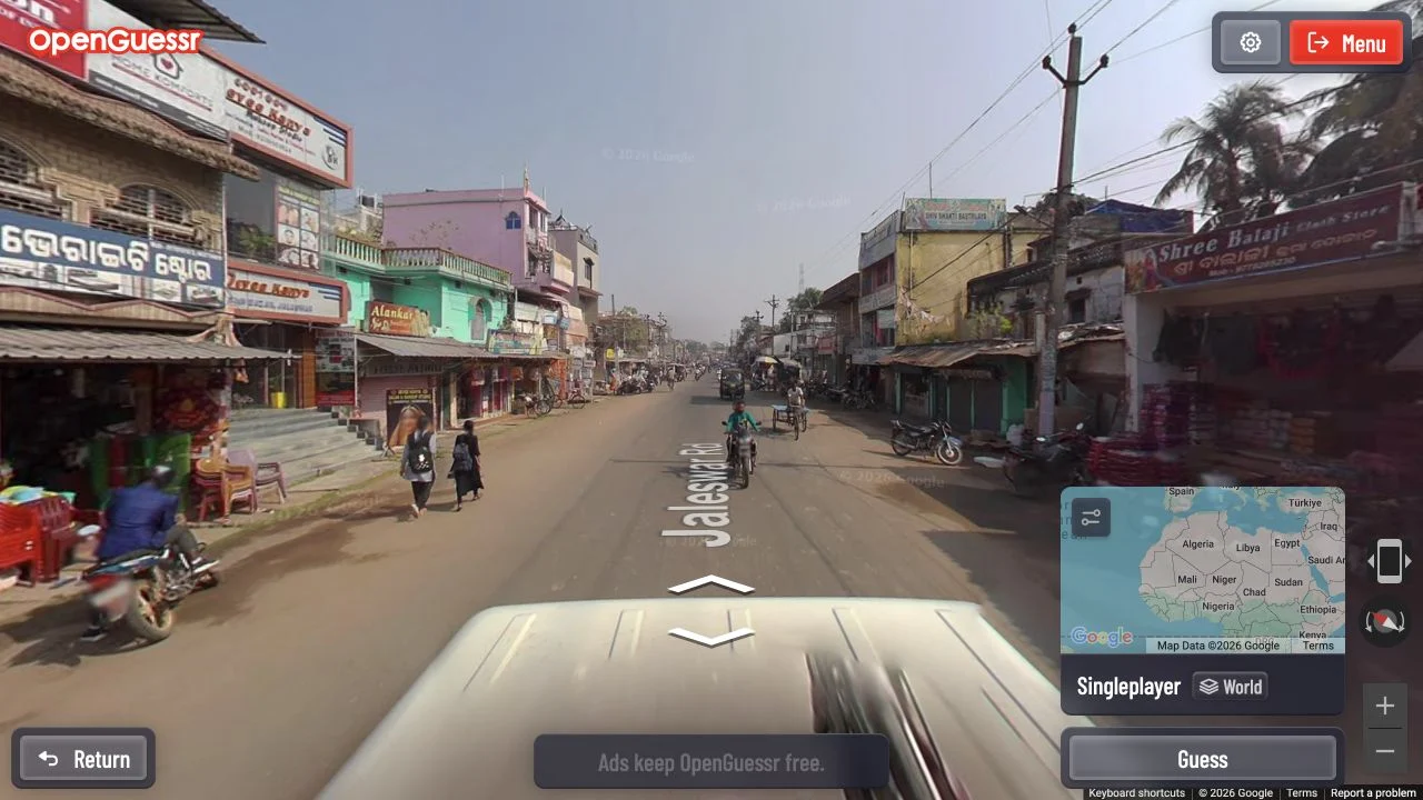 OpenGuessr — street-view gameplay and guess controls