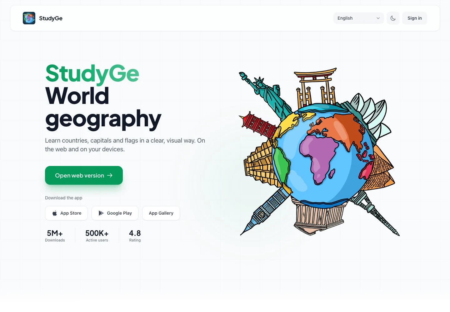 StudyGe — public game interface or activity-selection entry for studyge
