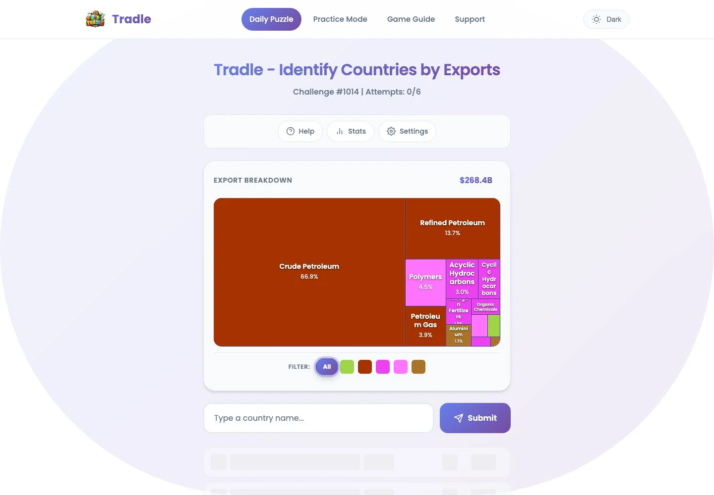Tradle (tradle.world) — public game interface or activity-selection entry for tradle (tradle.world)