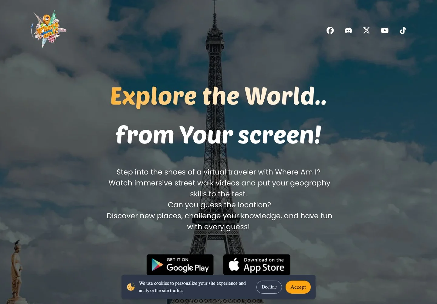 Where Am I? — official app introduction and download entry for where am i?